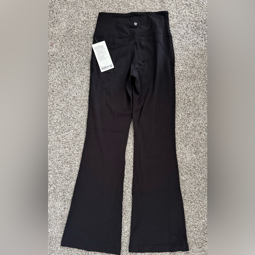 NWT Lululemon Athletica Black Groove Nulu Super-High Rise Flare Pants